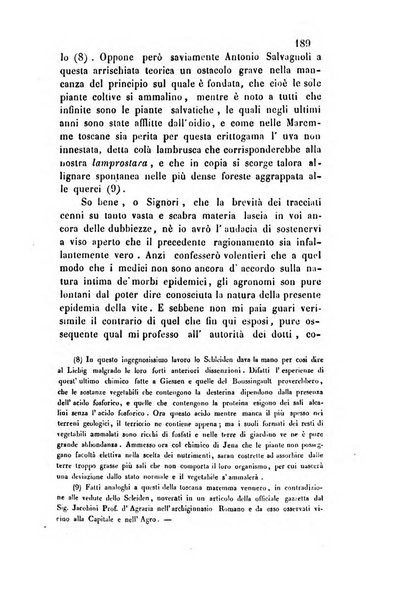 Giornale scientifico-letterario e Atti della Società economico-agraria di Perugia