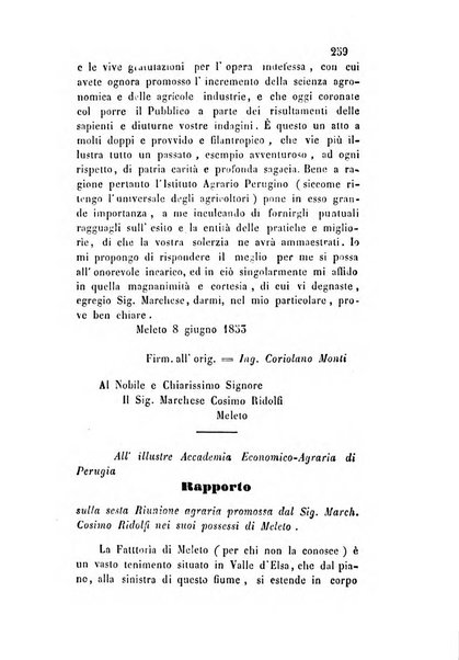 Giornale scientifico-letterario e Atti della Società economico-agraria di Perugia