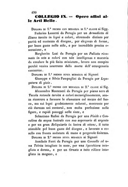 Giornale scientifico-letterario e Atti della Società economico-agraria di Perugia