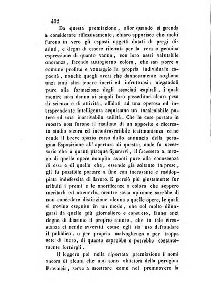 Giornale scientifico-letterario e Atti della Società economico-agraria di Perugia