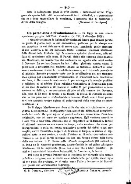 Il libero pensiero giornale dei razionalisti