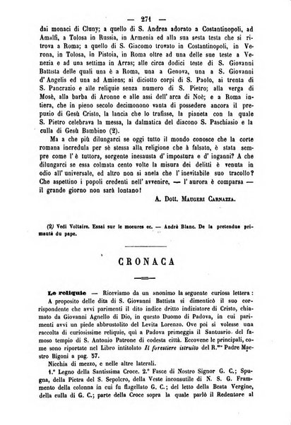 Il libero pensiero giornale dei razionalisti