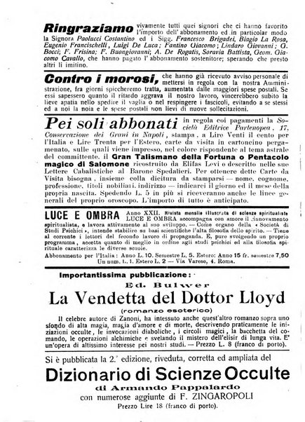 Mondo occulto rivista iniziatica esoterico-spiritica