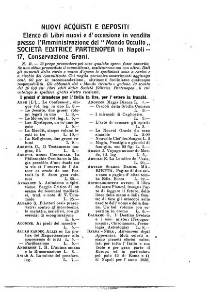 Mondo occulto rivista iniziatica esoterico-spiritica