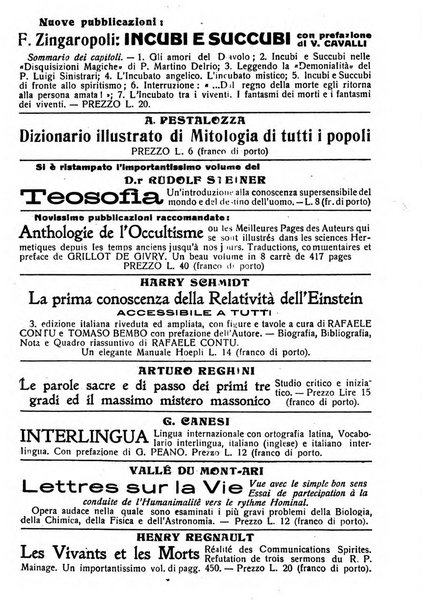 Mondo occulto rivista iniziatica esoterico-spiritica