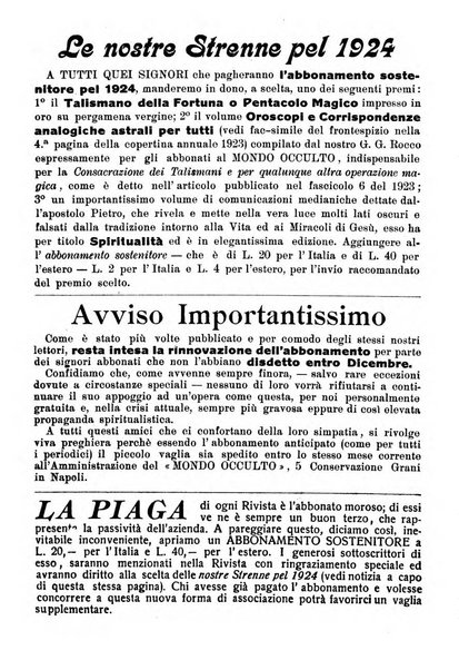 Mondo occulto rivista iniziatica esoterico-spiritica