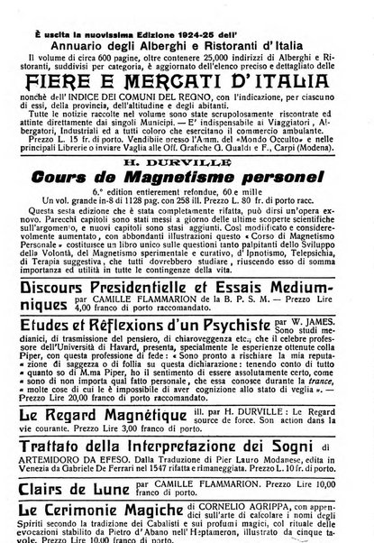 Mondo occulto rivista iniziatica esoterico-spiritica