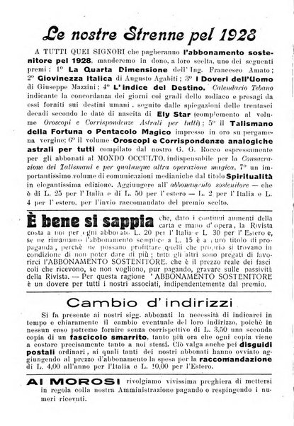 Mondo occulto rivista iniziatica esoterico-spiritica