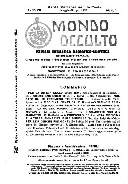 Mondo occulto rivista iniziatica esoterico-spiritica