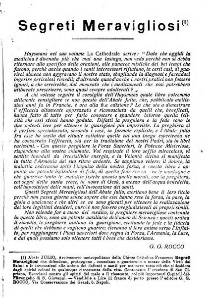 Mondo occulto rivista iniziatica esoterico-spiritica