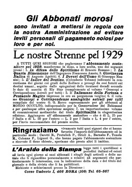 Mondo occulto rivista iniziatica esoterico-spiritica