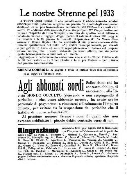 Mondo occulto rivista iniziatica esoterico-spiritica