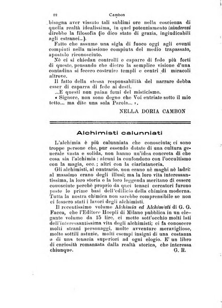 Mondo occulto rivista iniziatica esoterico-spiritica