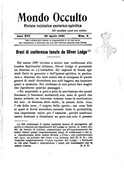 Mondo occulto rivista iniziatica esoterico-spiritica