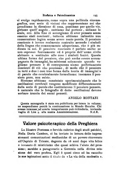 Mondo occulto rivista iniziatica esoterico-spiritica