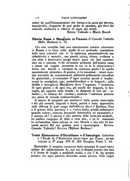 Mondo occulto rivista iniziatica esoterico-spiritica