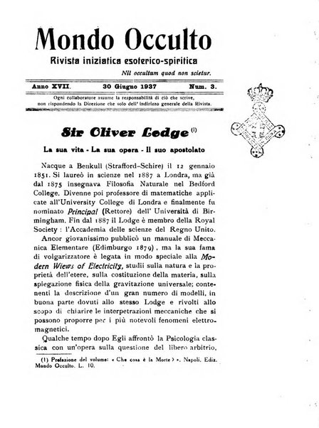 Mondo occulto rivista iniziatica esoterico-spiritica