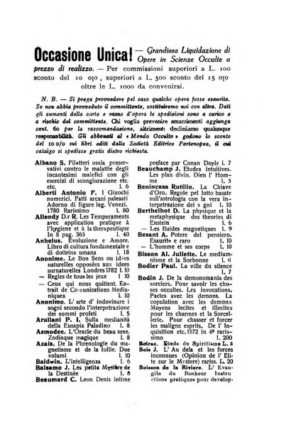 Mondo occulto rivista iniziatica esoterico-spiritica