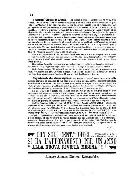 Nuova rivista misena periodico marchigiano di erudizione storico-artistica, di letteratura e d'interessi locali