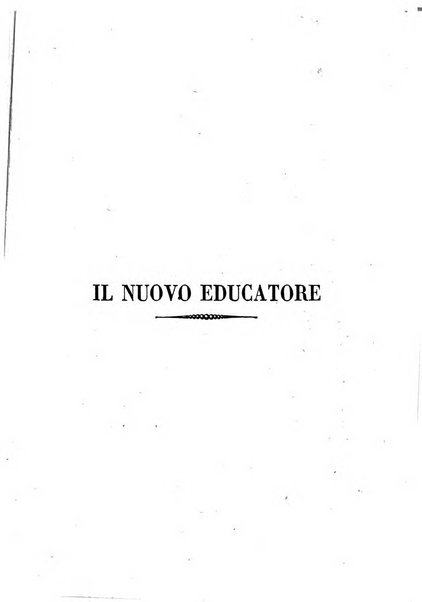 Il nuovo educatore periodico settimanale di pedagogia, scienze e lettere