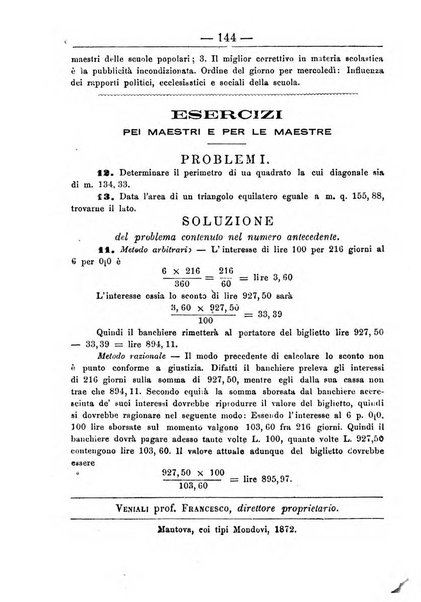 Il nuovo educatore periodico settimanale di pedagogia, scienze e lettere