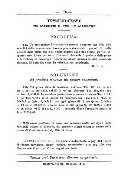 Il nuovo educatore periodico settimanale di pedagogia, scienze e lettere