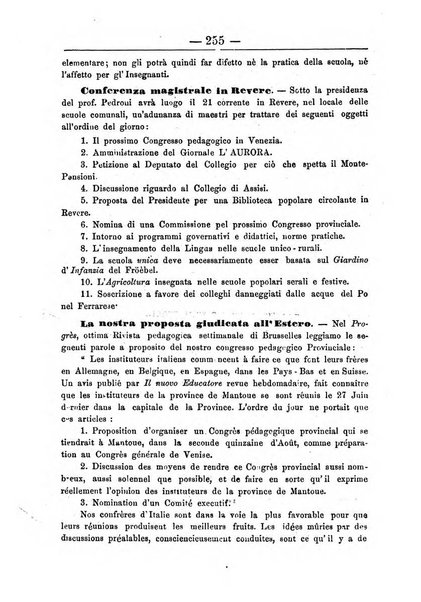 Il nuovo educatore periodico settimanale di pedagogia, scienze e lettere