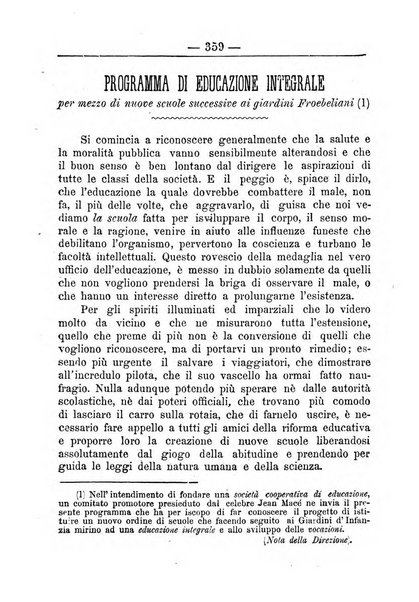 Il nuovo educatore periodico settimanale di pedagogia, scienze e lettere