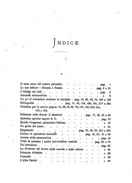 Il nuovo educatore periodico settimanale di pedagogia, scienze e lettere