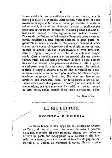 Il nuovo educatore periodico settimanale di pedagogia, scienze e lettere