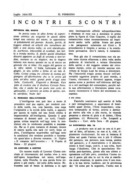 Il pensiero rivista settimanale, teatro, arte, scienza, varietà