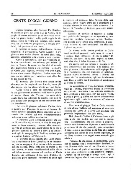 Il pensiero rivista settimanale, teatro, arte, scienza, varietà