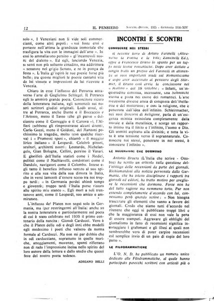 Il pensiero rivista settimanale, teatro, arte, scienza, varietà