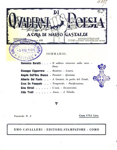 Quaderni di poesia rivista letteraria