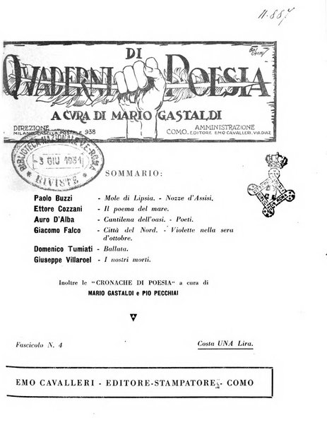 Quaderni di poesia rivista letteraria