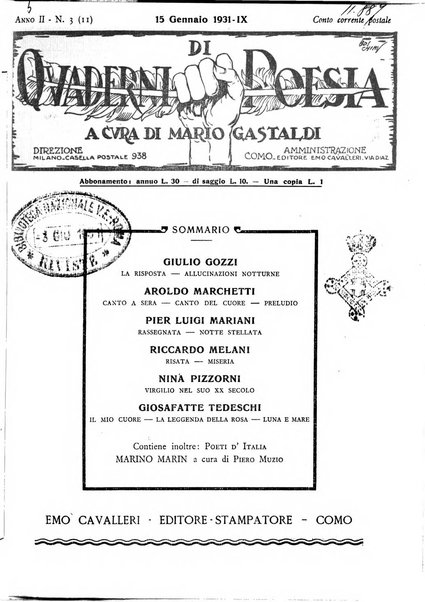 Quaderni di poesia rivista letteraria