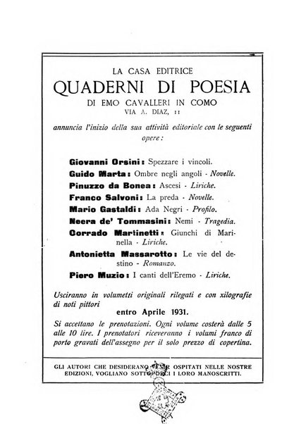 Quaderni di poesia rivista letteraria