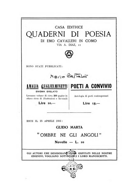 Quaderni di poesia rivista letteraria