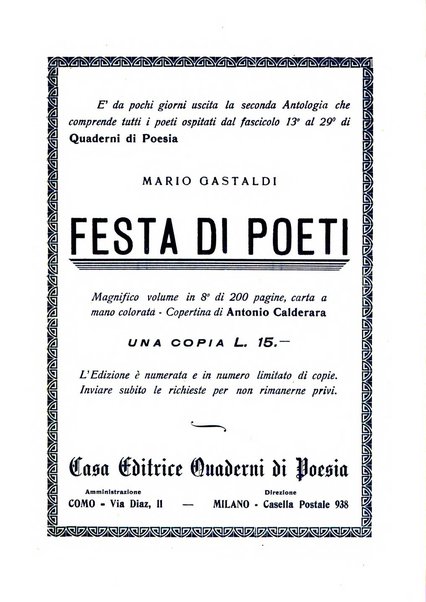 Quaderni di poesia rivista letteraria