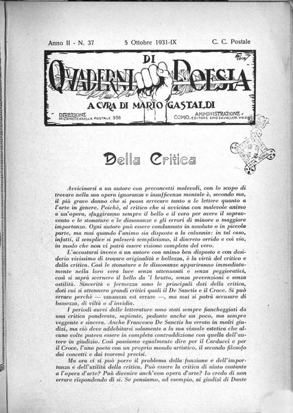 Quaderni di poesia rivista letteraria