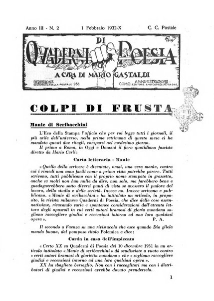 Quaderni di poesia rivista letteraria