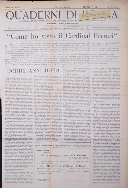 Quaderni di poesia rivista letteraria