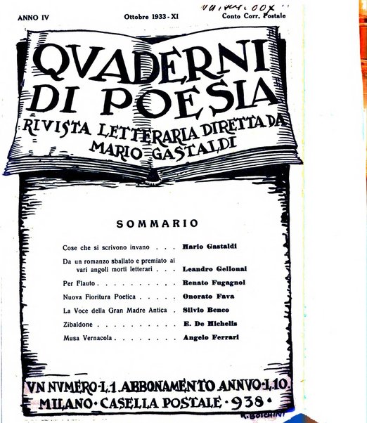 Quaderni di poesia rivista letteraria