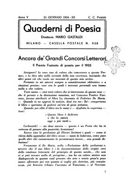 Quaderni di poesia rivista letteraria