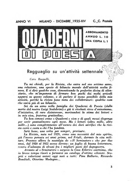 Quaderni di poesia rivista letteraria