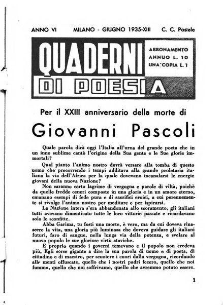 Quaderni di poesia rivista letteraria