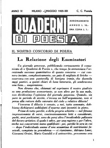 Quaderni di poesia rivista letteraria