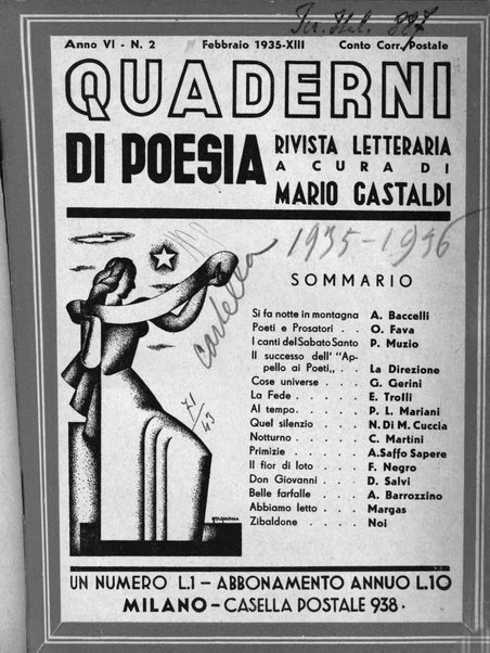 Quaderni di poesia rivista letteraria