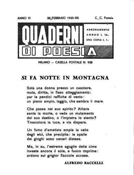 Quaderni di poesia rivista letteraria