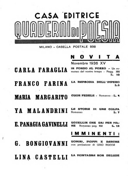 Quaderni di poesia rivista letteraria